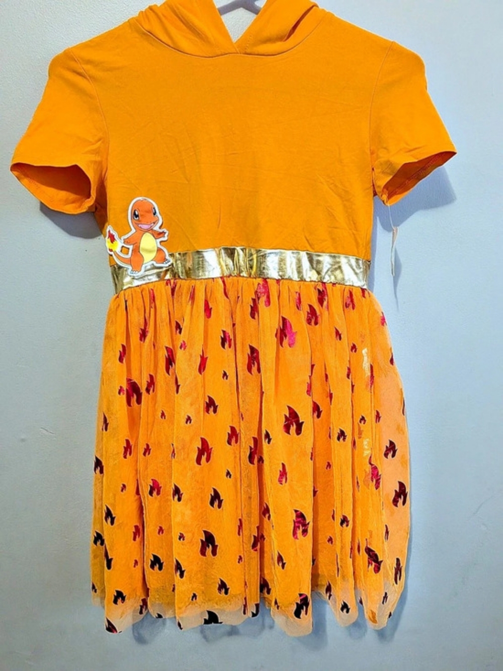 Pokemon Charmander Dress Size XL (14)